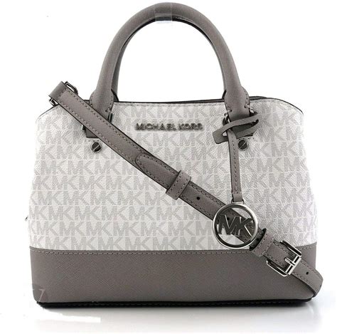 michael kors handbags grey and white|michael kors grey crossbody bag.